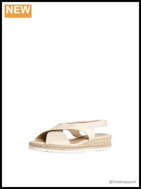 Leather Upper Rubber Outsole Wedge Casual Round Toe Platform Sandals